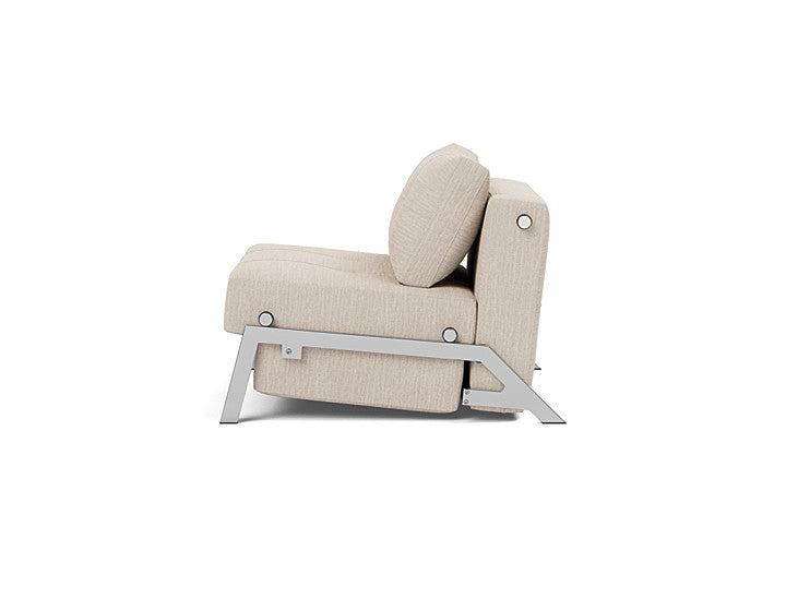 Innovation Cubed Chrom 90 Sessel ohne Armlehnen