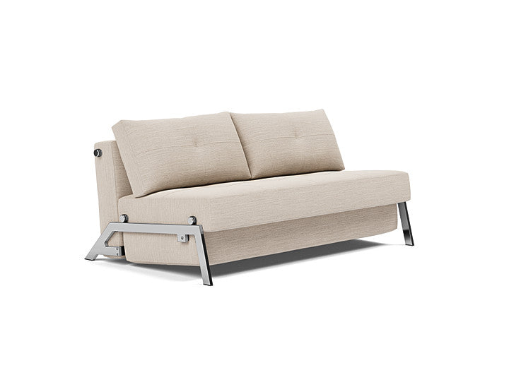 Innovation Cubed Chrom 160 Sofa ohne Armlehnen