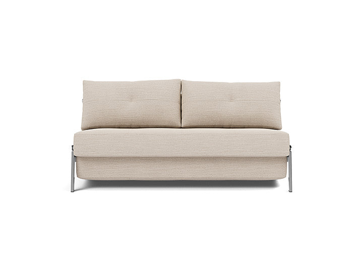 Innovation Cubed Chrom 160 Sofa ohne Armlehnen