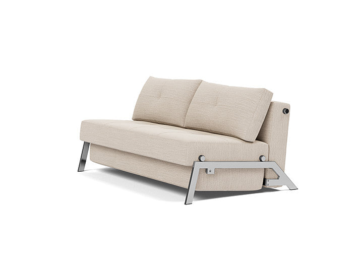 Innovation Cubed Chrom 160 Sofa ohne Armlehnen