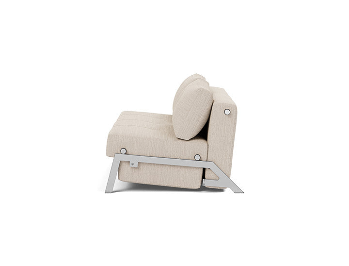 Innovation Cubed Chrom 160 Sofa ohne Armlehnen