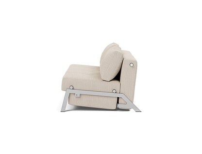 Innovation Cubed Chrom 160 Sofa ohne Armlehnen
