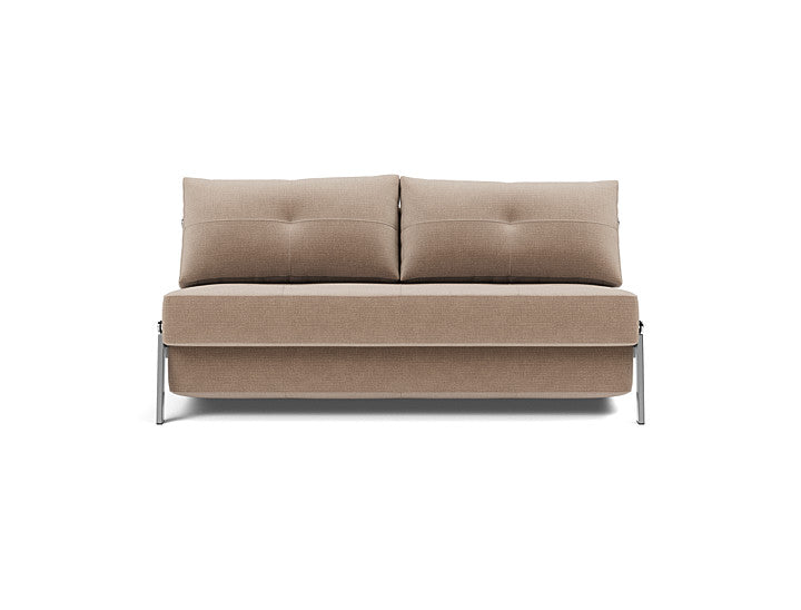 Innovation Cubed Chrom 160 Sofa ohne Armlehnen