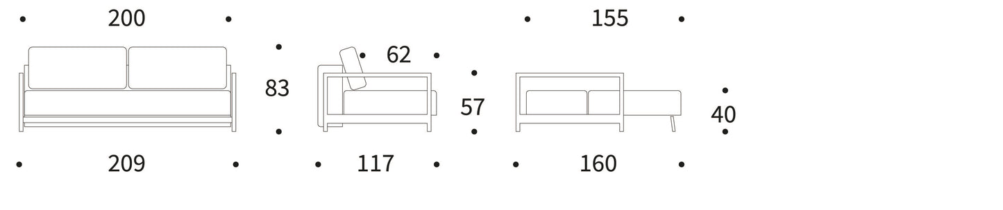Innovation Bifrost D.E.L. Sofa Bed 528