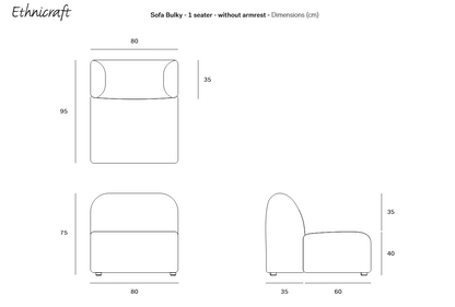 Ethnicraft Bulky Modulsofa