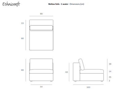 Ethnicraft Mellow Modulsofa