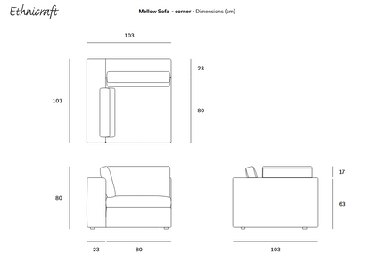 Ethnicraft Mellow Modulsofa