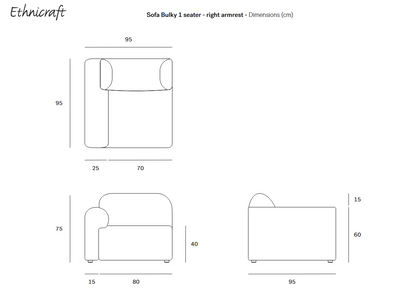 Ethnicraft Bulky Modulsofa