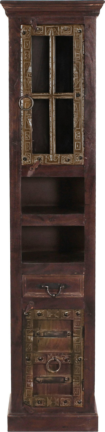 SIT-Möbel ALMIRAH, Hochschrank, Material: Recyceltes Altholz, Farbe: braun