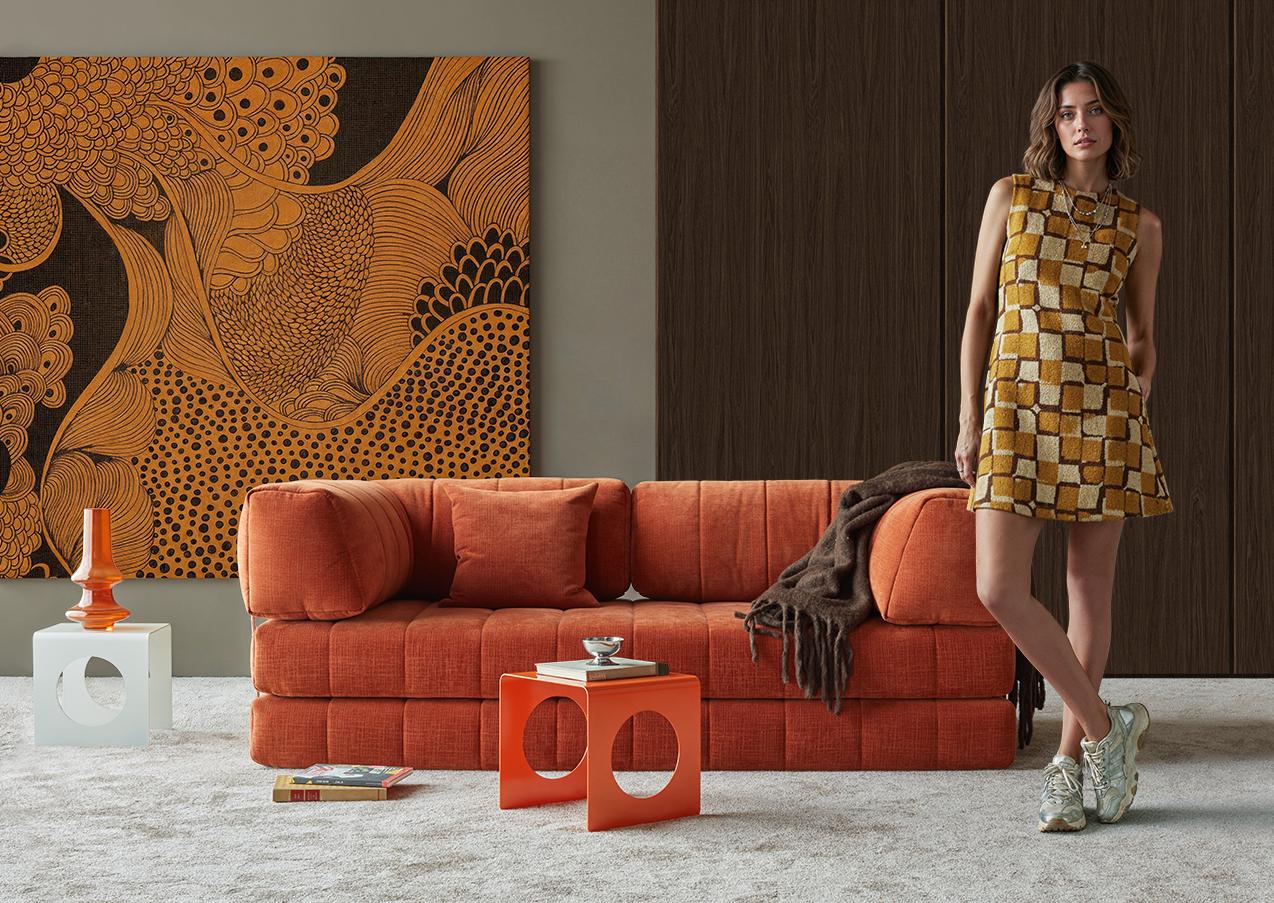 Innovation Cozy Pad Sofa mit Armlehnen