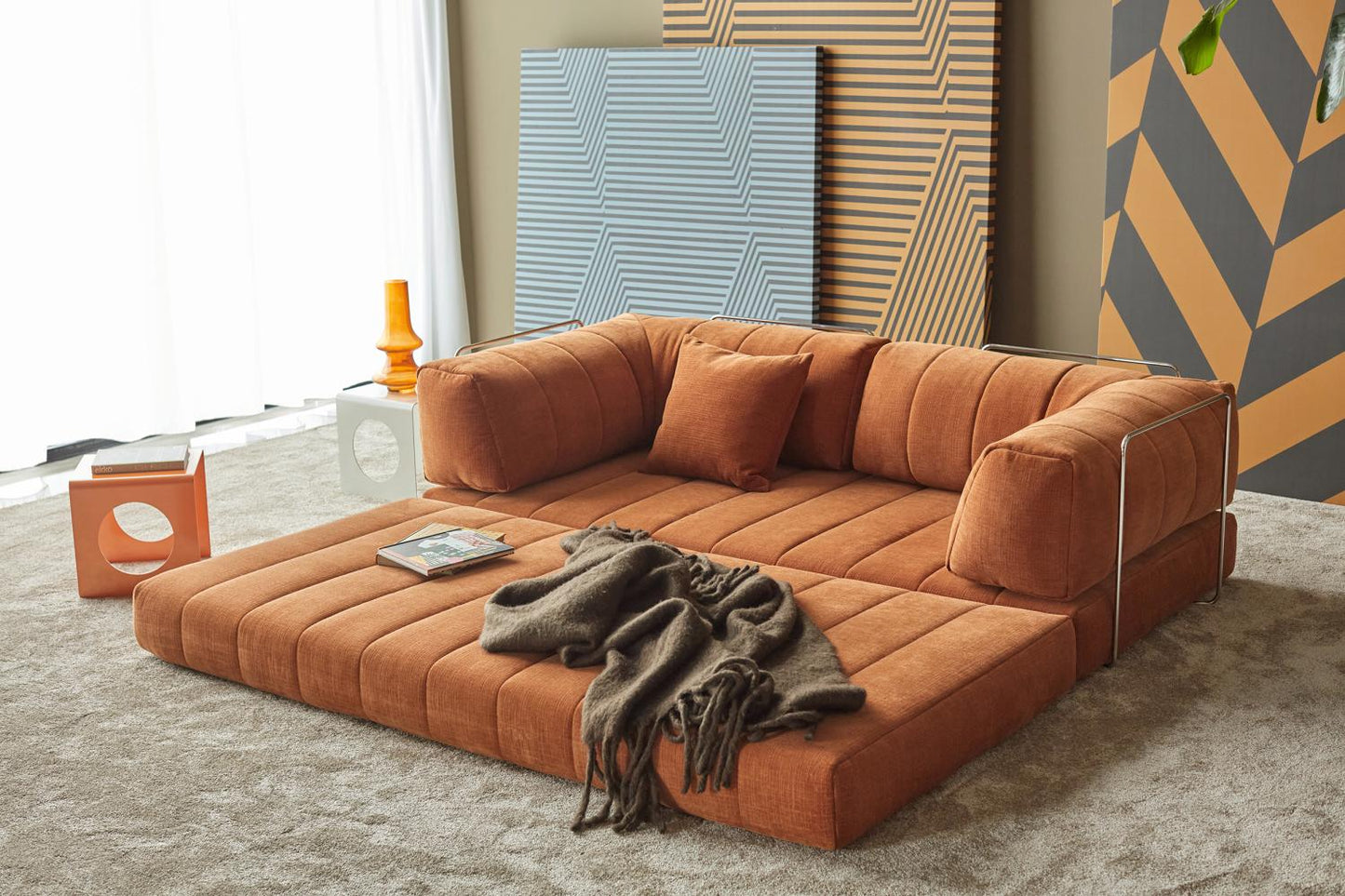 Innovation Cozy Pad Sofa mit Armlehnen