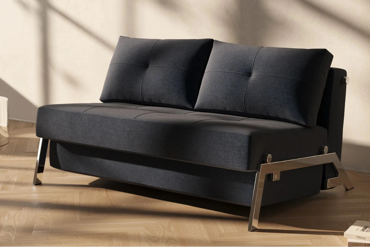 Innovation Cubed Chrom 160 Sofa ohne Armlehnen