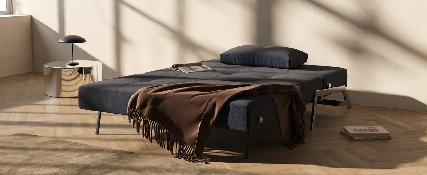 Innovation Cubed Chrom 160 Sofa ohne Armlehnen