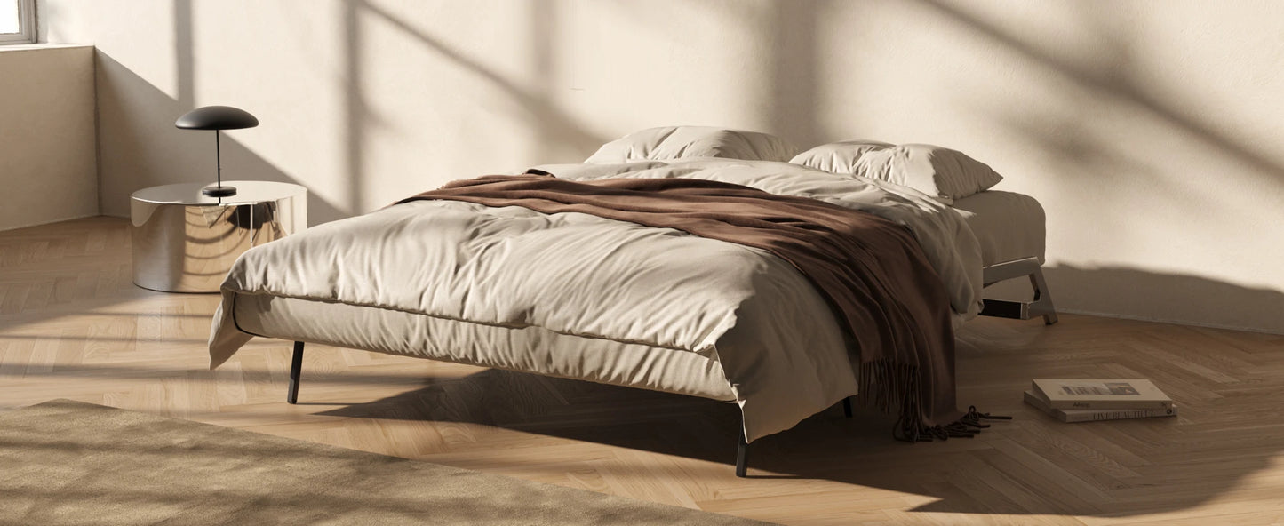 Innovation Cubed Chrom 160 Sofa ohne Armlehnen