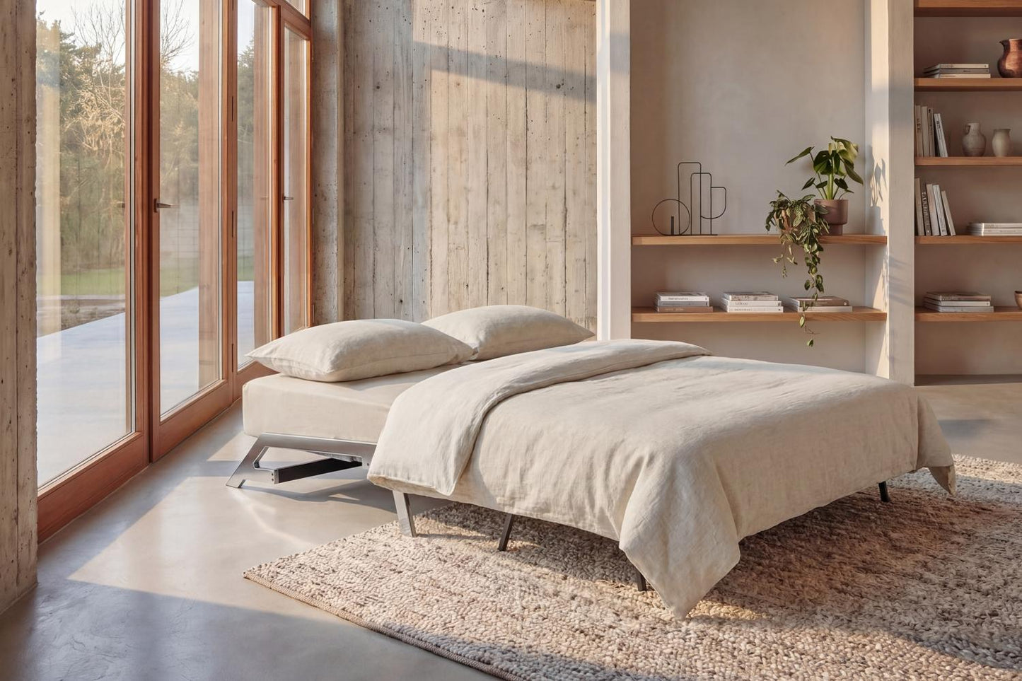 Innovation Cubed Chrom 140 Sofa ohne Armlehnen