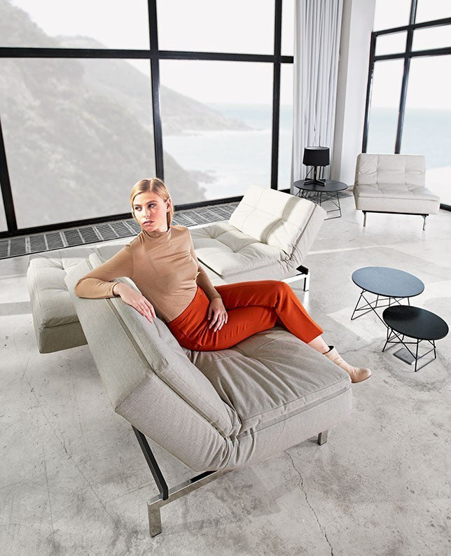 Innovation Dublexo Chrome Sofa ohne Armlehnen