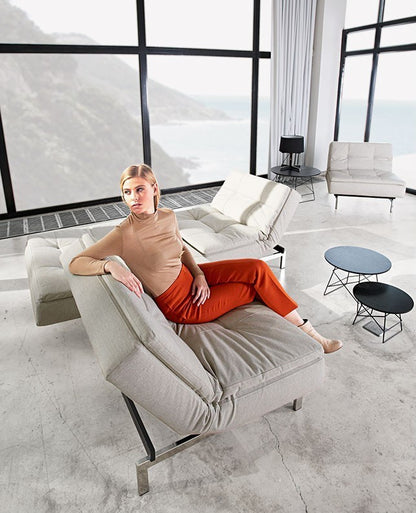 Innovation Dublexo Chrome Sofa ohne Armlehnen