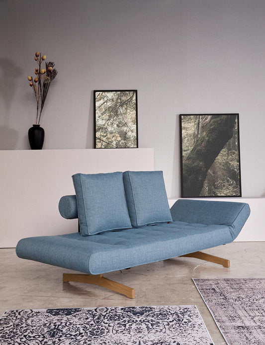 Innovation Ghia Wood Sofa mit Armlehnen