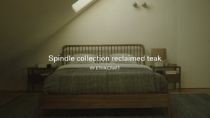 Ethnicraft Spindle Teak Bett