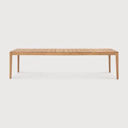 Ethnicraft Bok Teak ausziehbarer Tisch für Draußen