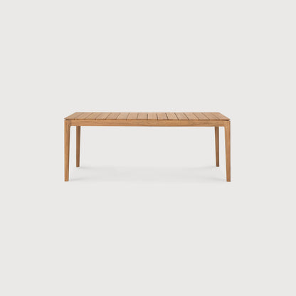 Ethnicraft Bok Teak ausziehbarer Tisch für Draußen