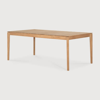 Ethnicraft Bok Teak ausziehbarer Tisch für Draußen