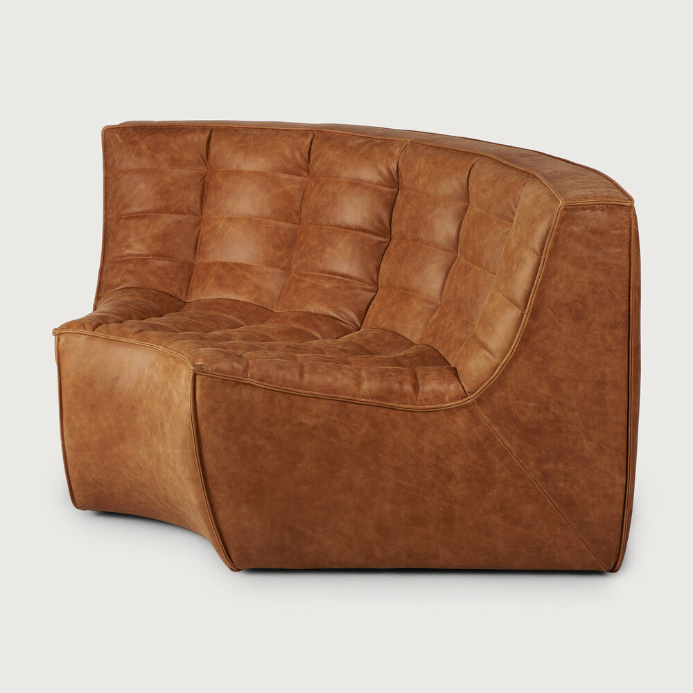 Ethnicraft N701 Leder Modulsofa