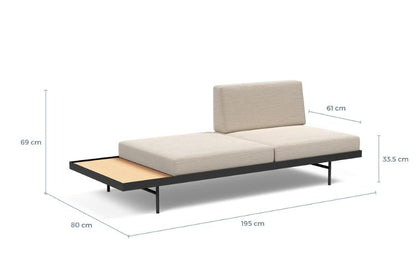 Innovation Puri Daybed Tagesbett ohne Armlehnen