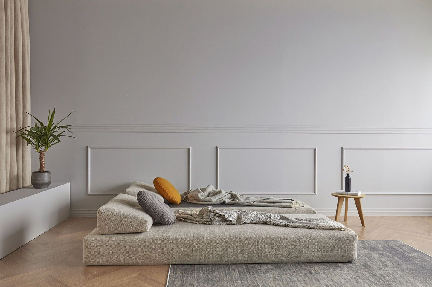 Innovation Sigmund Wood Sofa ohne Armlehnen