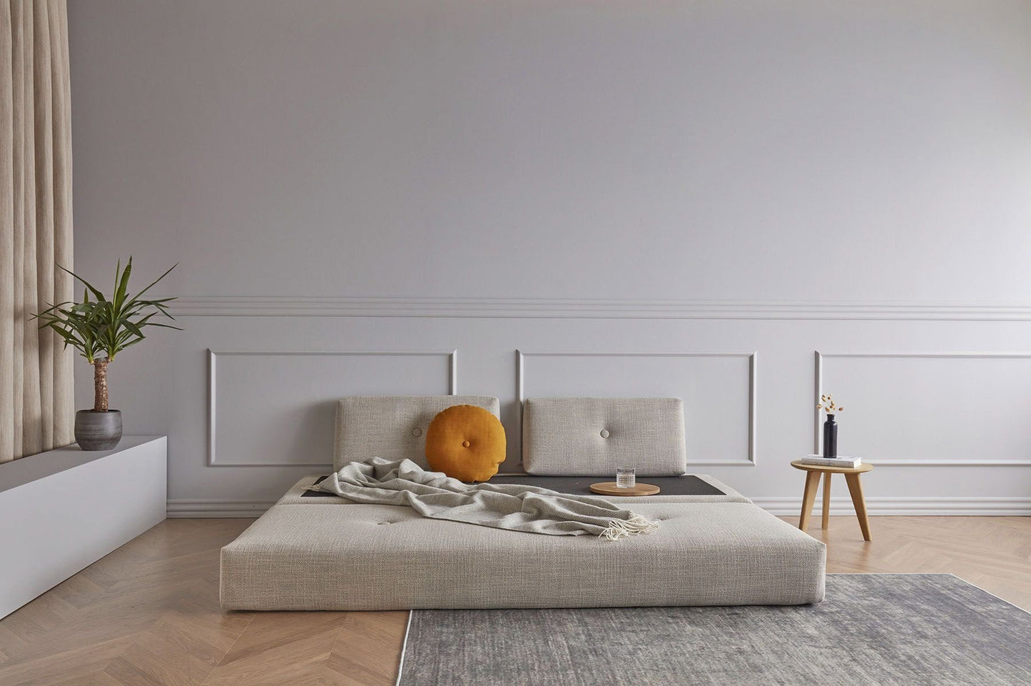 Innovation Sigmund Wood Sofa ohne Armlehnen